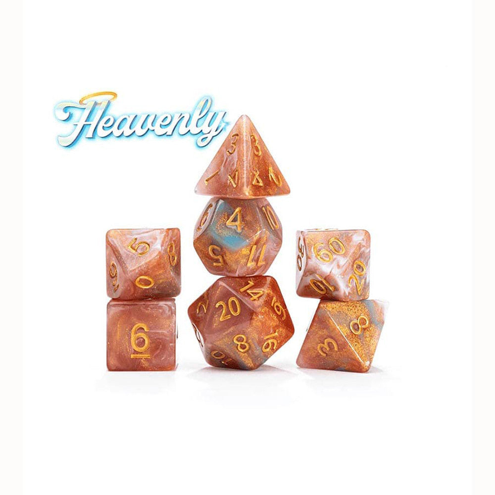 Dice Gate Keeper: Poly 7 Set Aether