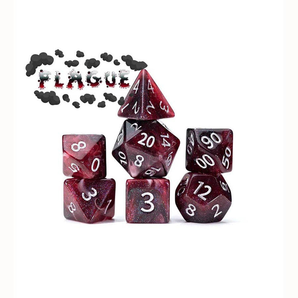 Dice Gate Keeper: Poly 7 Set Aether