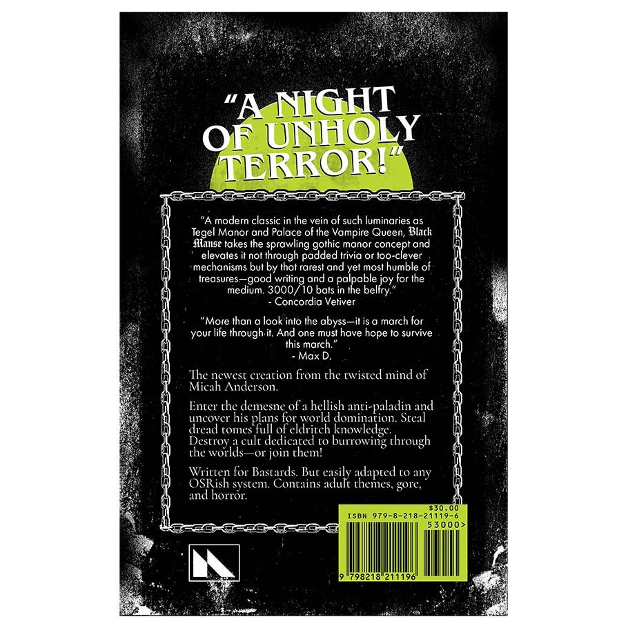 RPG Goodman Games: The Black Manse