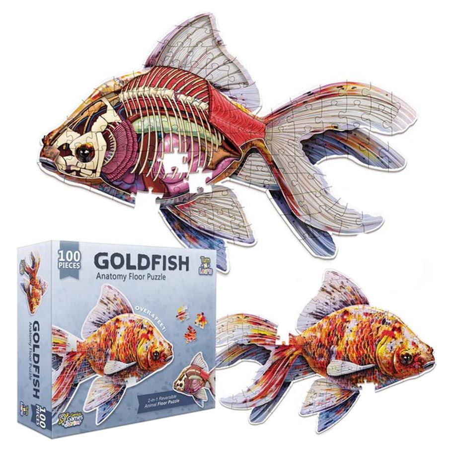 Puzzle Genius: Turn N Learn: Goldfish 100pc