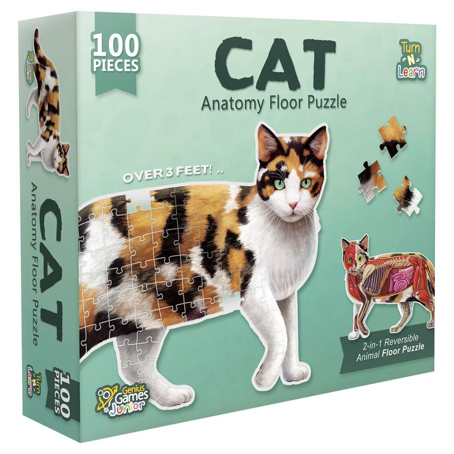 Puzzle Genius: Floor Puzzle: Cat