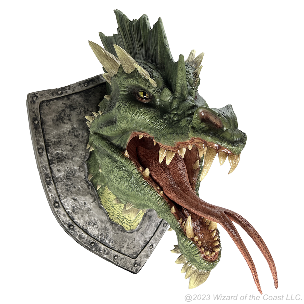 Dungeons & Dragons Replicas of the Realms: Trophy Plaque Green Dragon