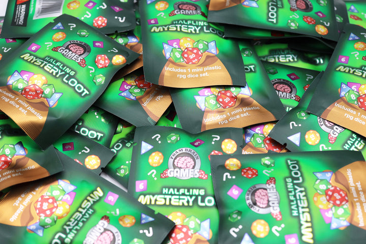 Dice Foam Brain Games: Mystery Loot: Halfling Dice