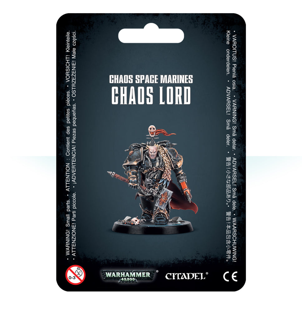 Warhammer 40K Chaos Space Marines: Chaos Lord in Terminator Armour