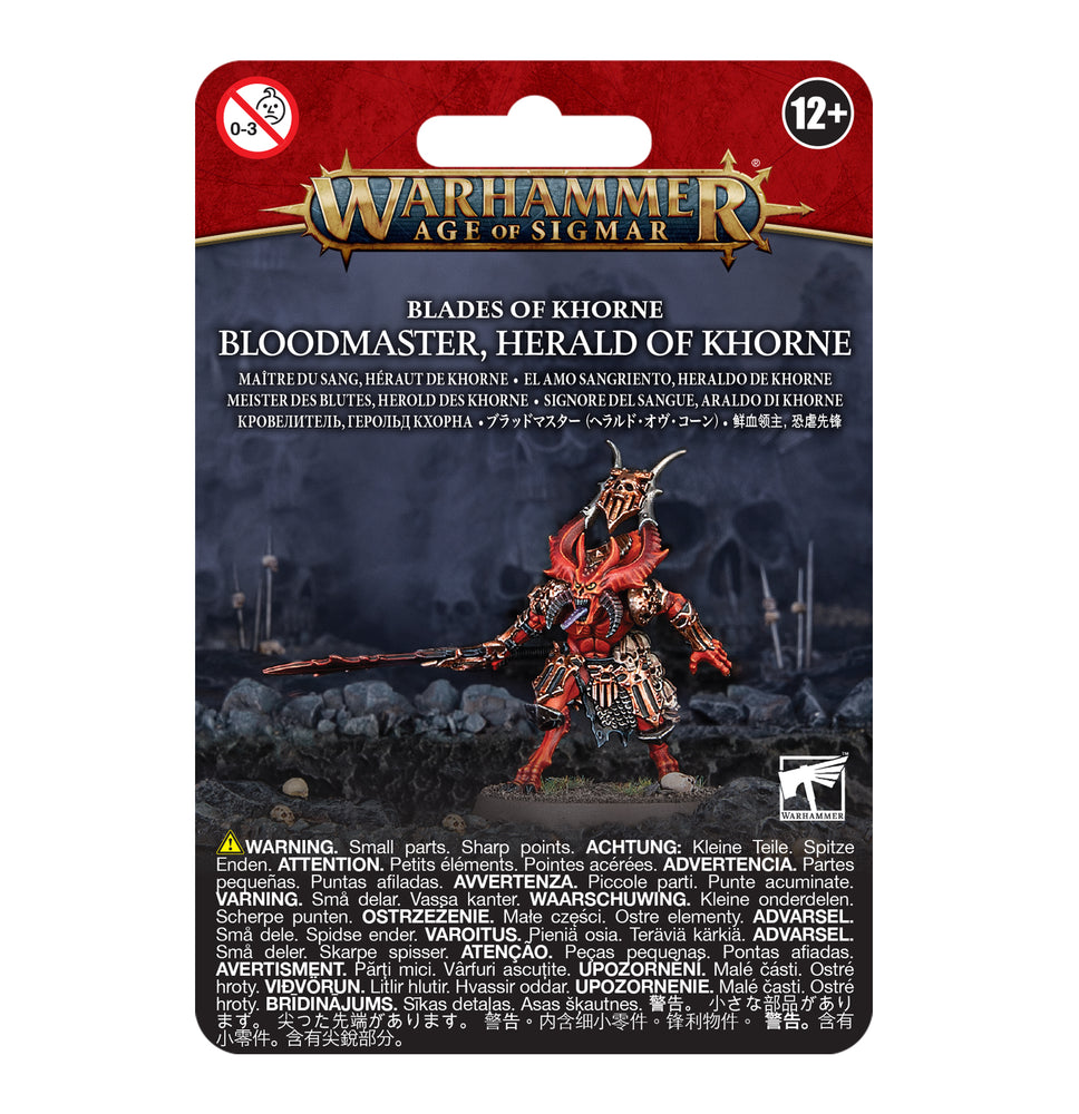 Warhammer Age of Sigmar Daemons of Khorne: Bloodmaster Herald of Khorne