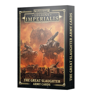 Warhammer Horus Heresy Legions Imperialis: The Great Slaughter Army Cards