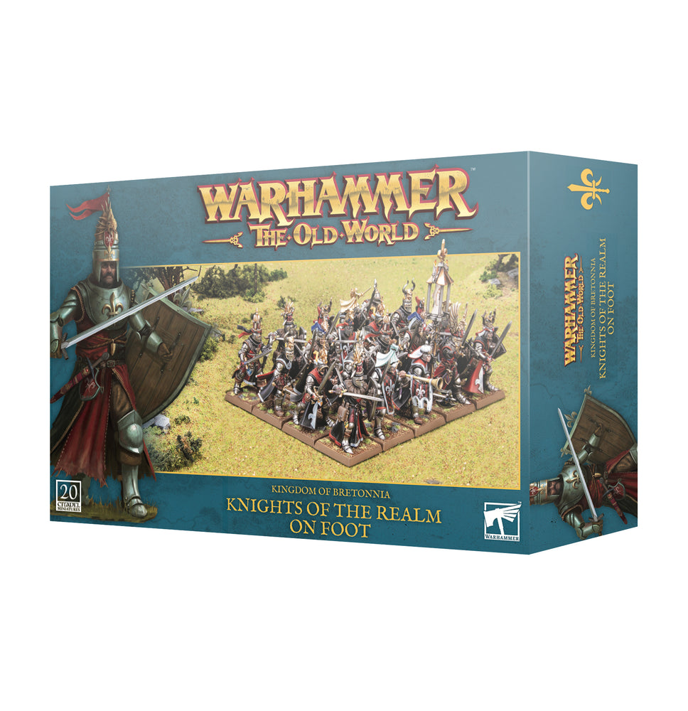 Warhammer The Old World: Kingdom of Bretonnia Knights Of The Realm On Foot