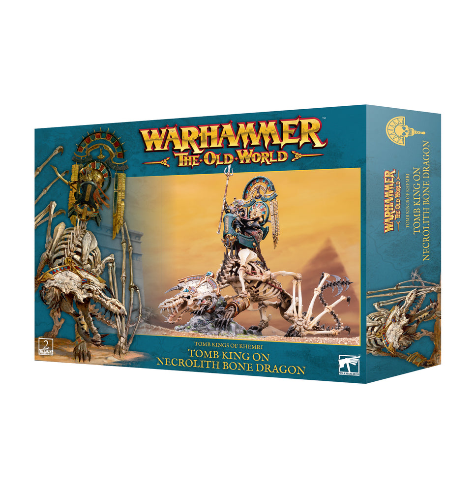 Warhammer The Old World Tomb Kings Of Khemri: Tomb King On Necrolith Bone Dragon