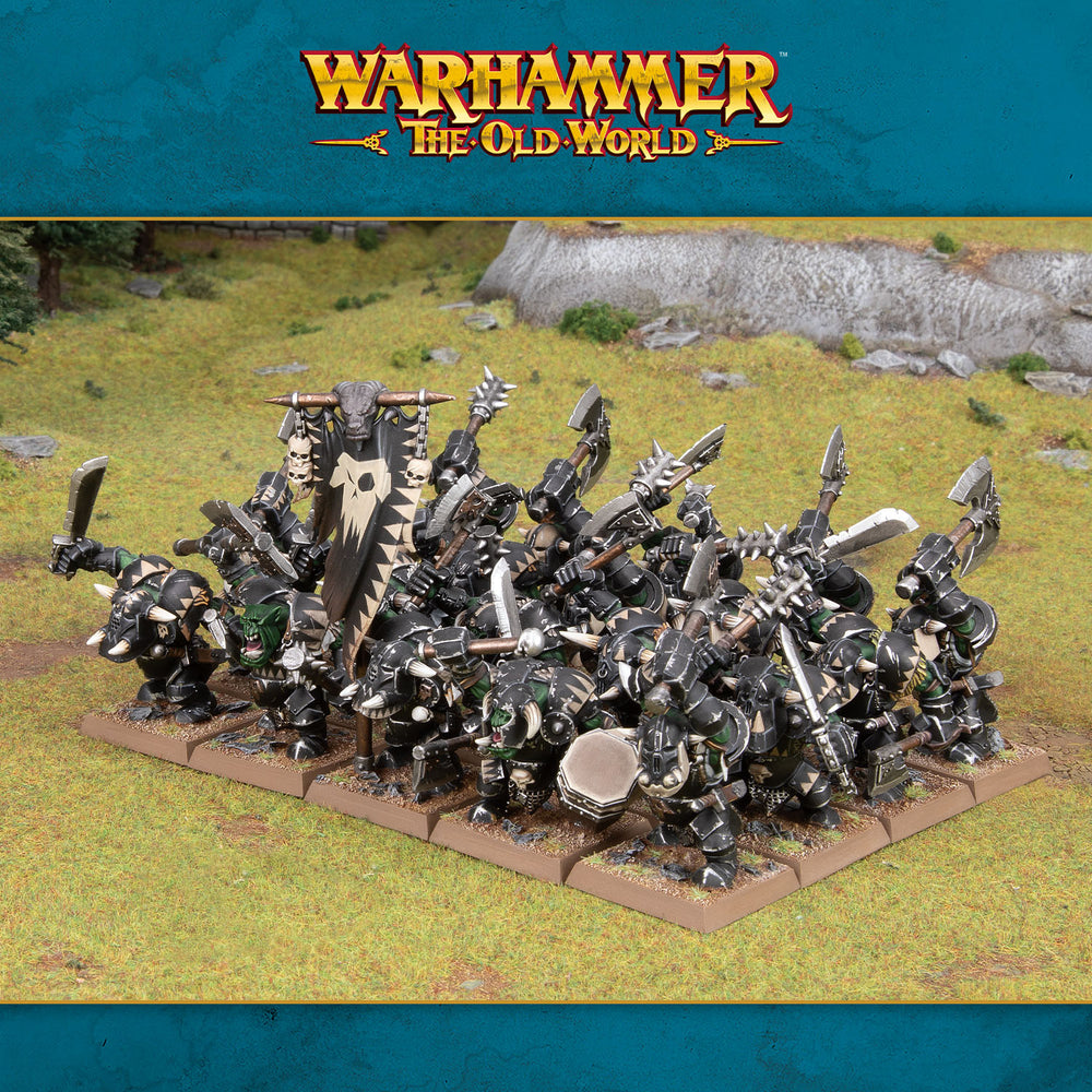 Warhammer The Old World Orc & Goblin Tribes: Black Orc Mob