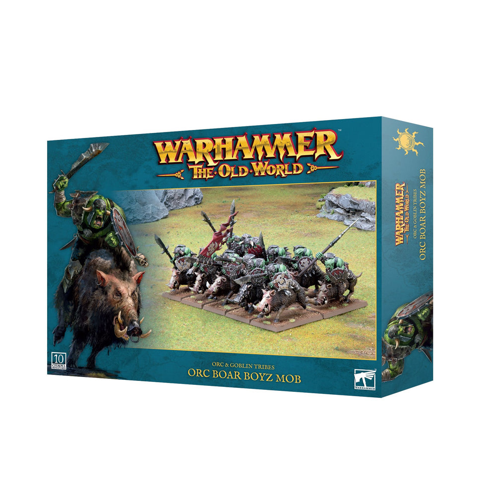 Warhammer The Old World Orc & Goblin Tribes: Orc Boar Boyz Mob