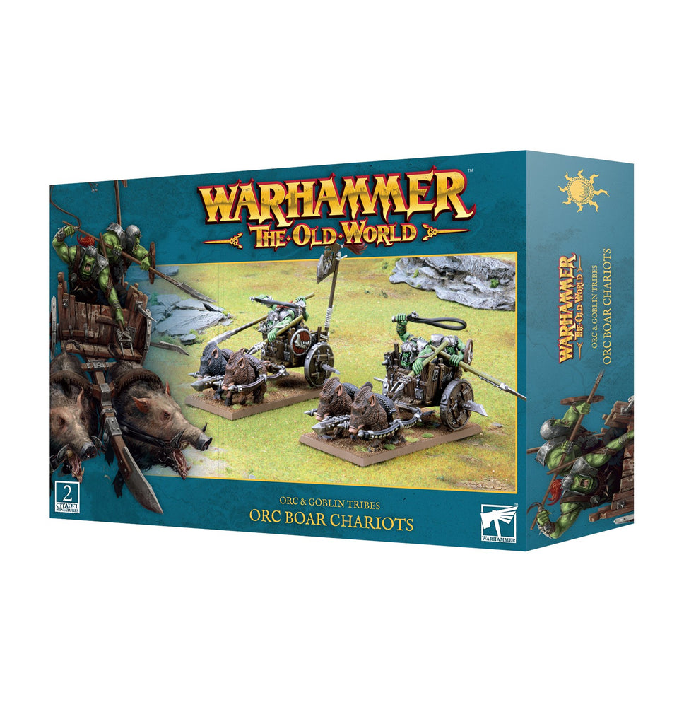Warhammer The Old World Orc & Goblin Tribes: Orc Boar Chariots