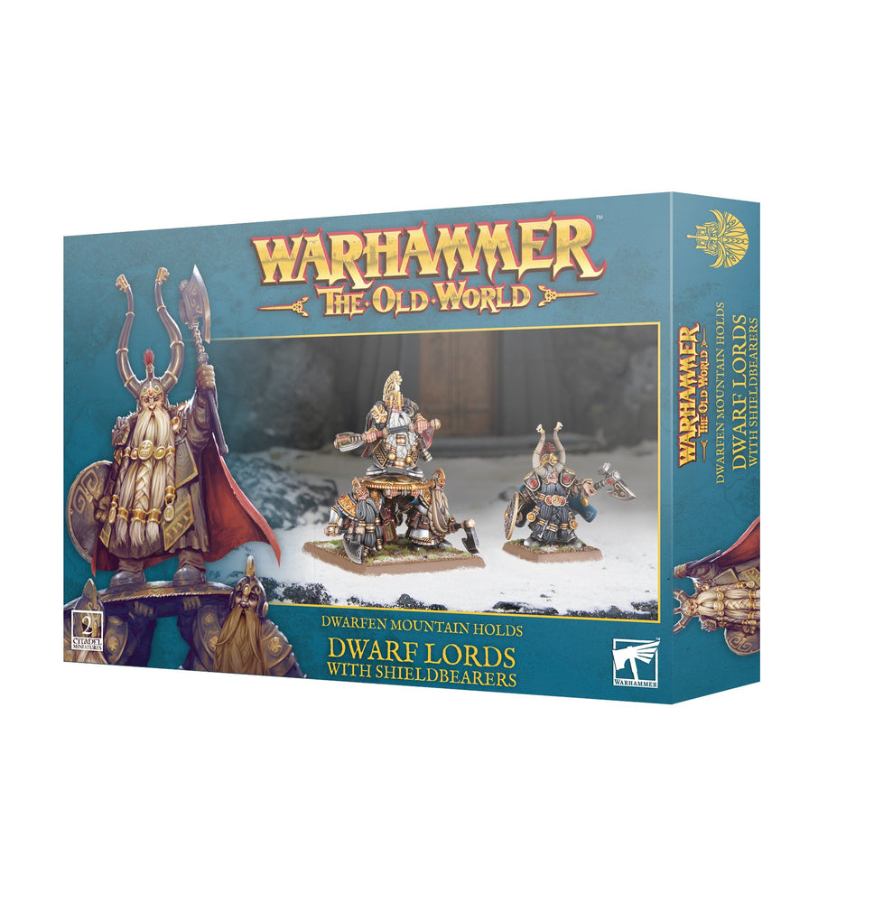 Warhammer the Old World Dwarfen Mountain Holds: Dwarf Lords W/Shieldbearers