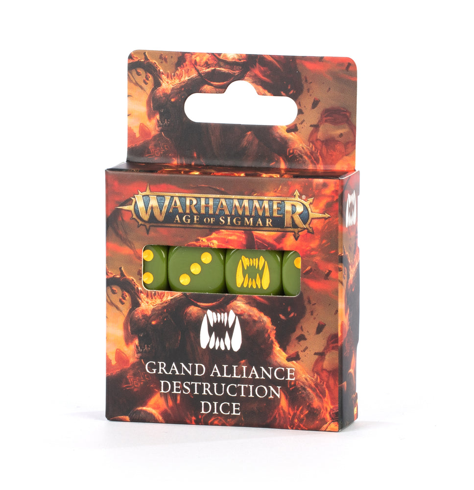 Warhammer Age Of Sigmar: Dice Grand Alliance Destruction