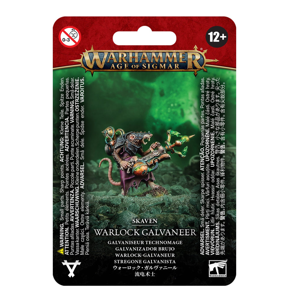Warhammer Age of Sigmar Skaven: Warlock Galvaneer
