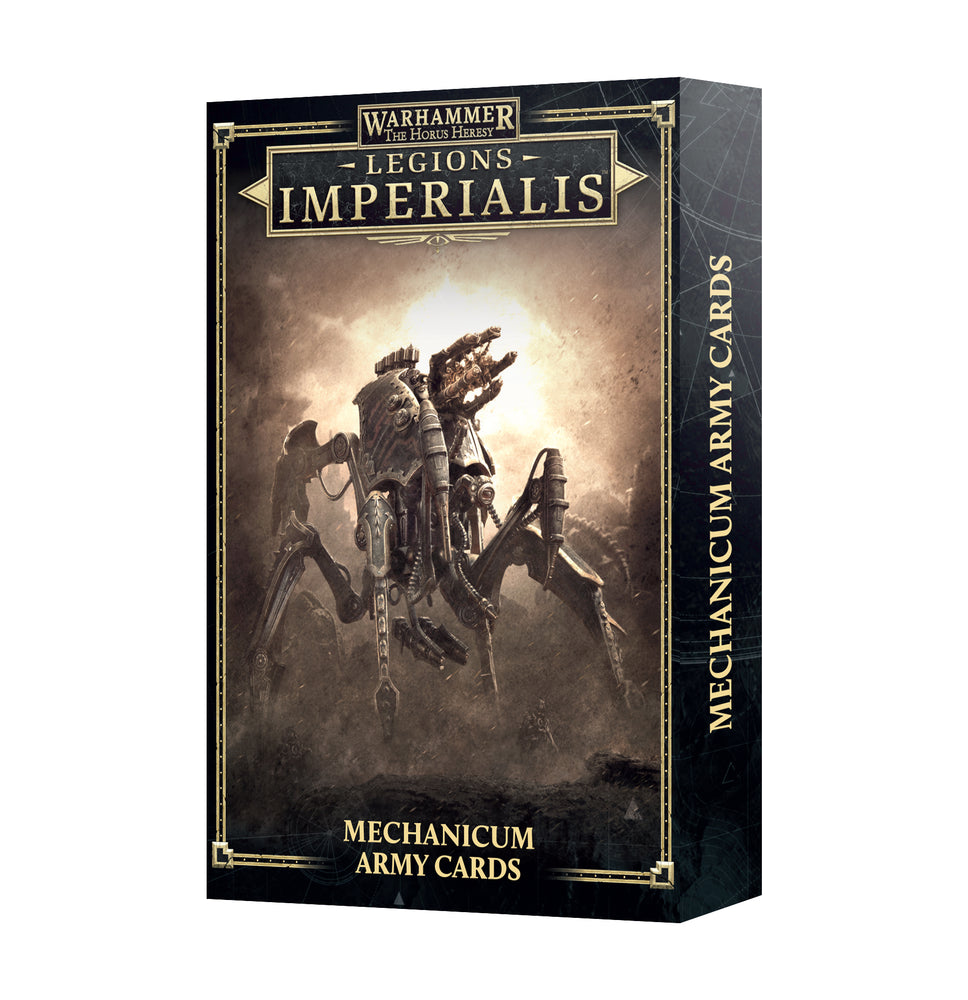 Warhammer Horus Heresy Legions Imperialis Mechanicum: Army List Cards
