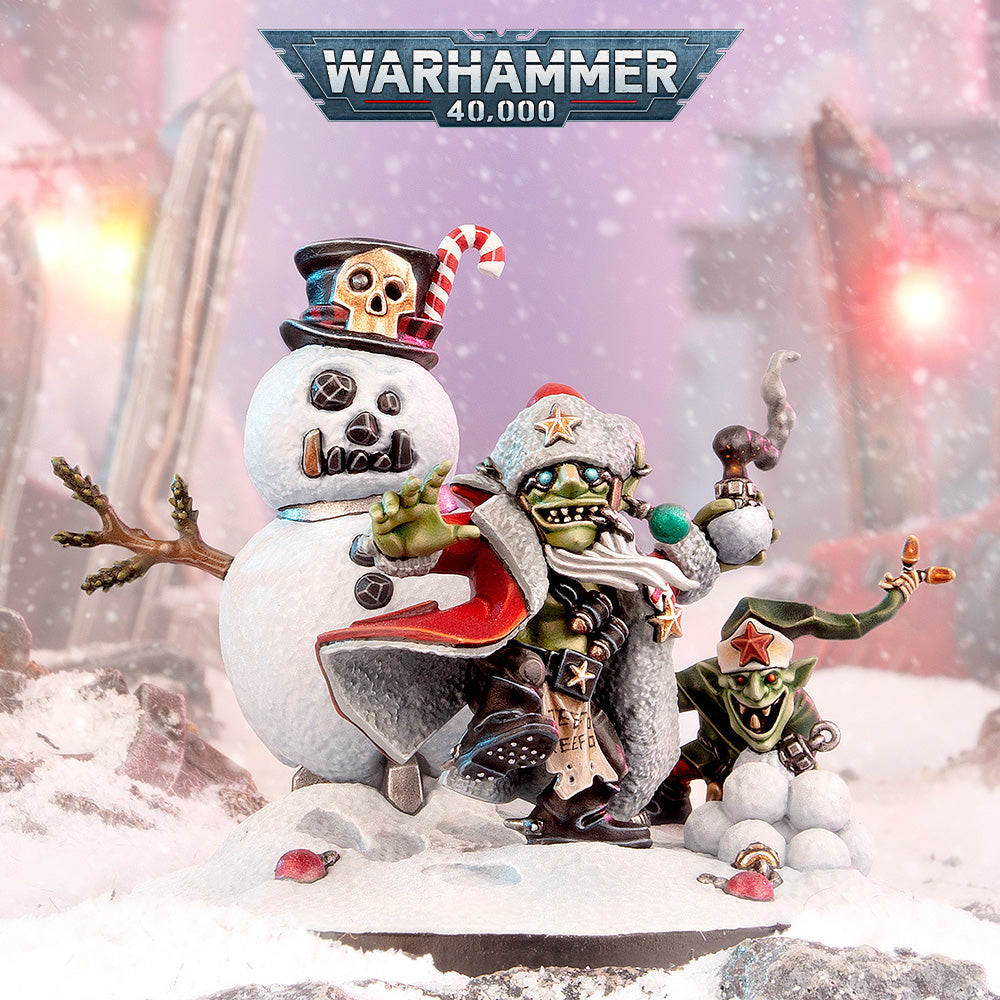 Warhammer 40K Orks: Da Red Gobbo's A-Bomb-Inable Snowman
