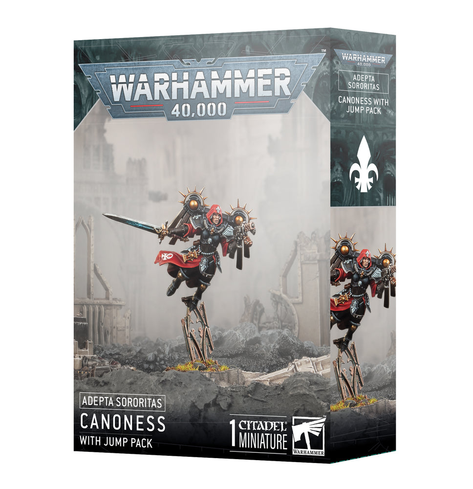 Warhammer 40K Adepta Sororitas: Canoness w/Jump Pack