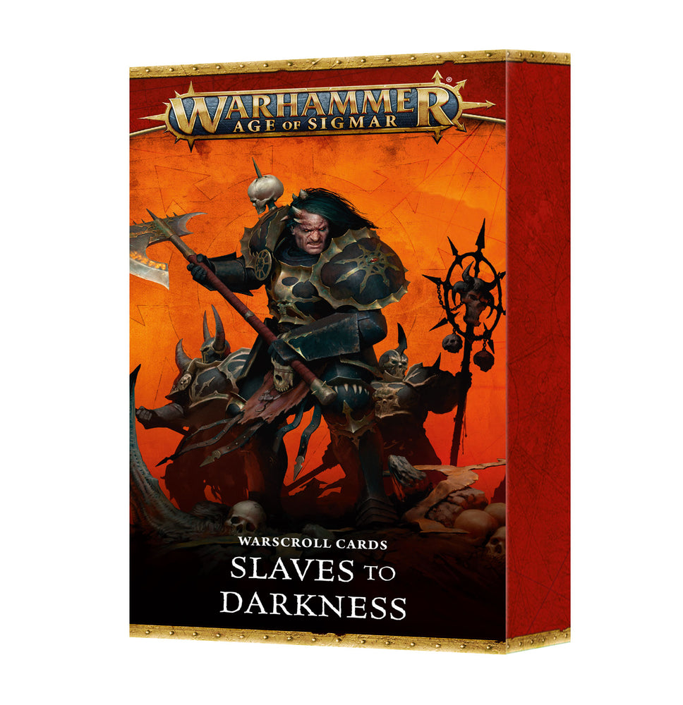 Warhammer Age of Sigmar Slaves to Darkness: Warscroll Cards