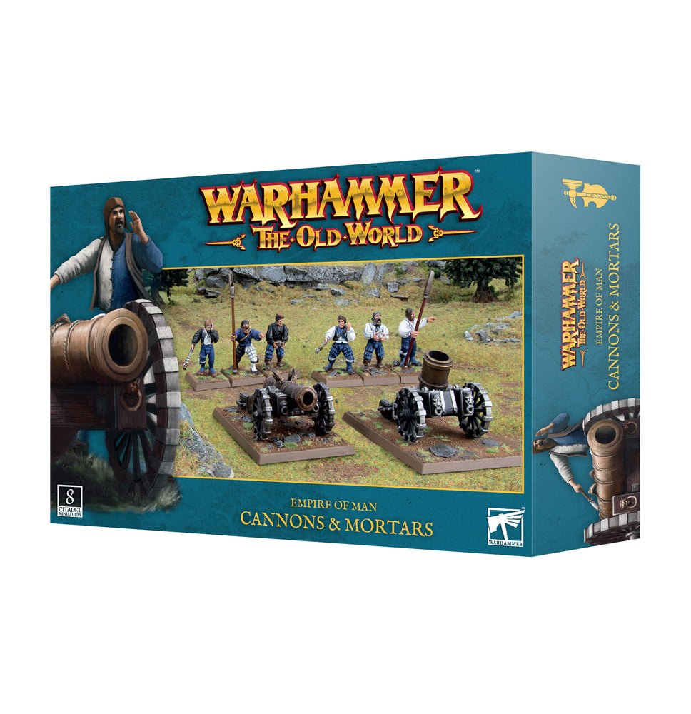 Warhammer The Old World Empire of Man: Cannons & Mortars