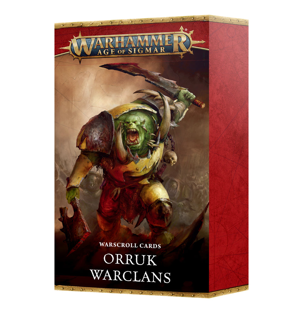 Warhammer Age Of Sigmar Orruk Warclans: Warscroll Cards
