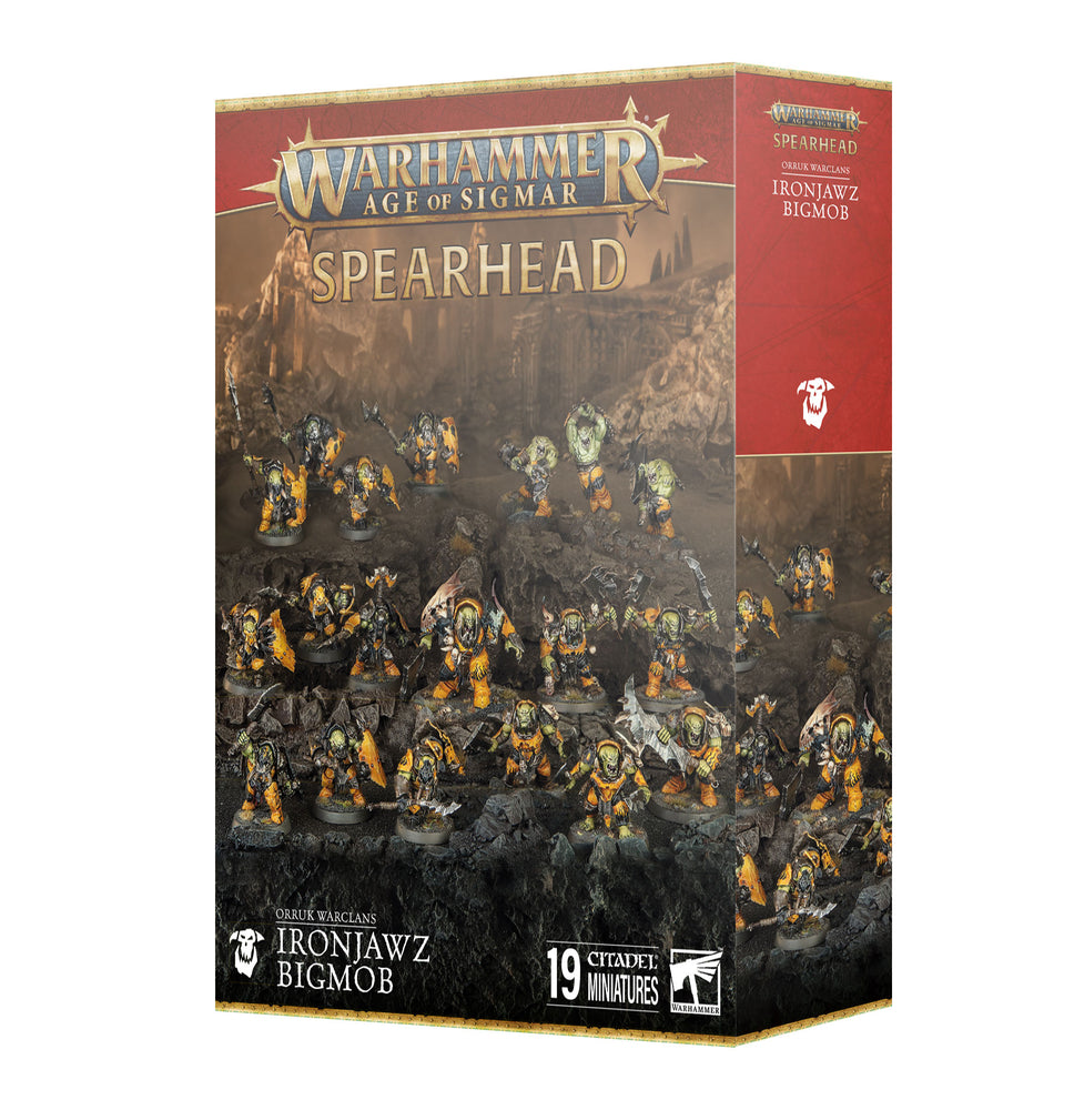 Warhammer Age of Sigmar Orruk Warclans: Spearhead - Ironjawz Bigmob