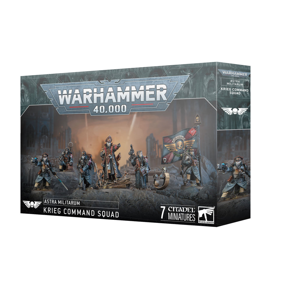 Warhammer 40K Astra Militarum: Krieg Command Squad
