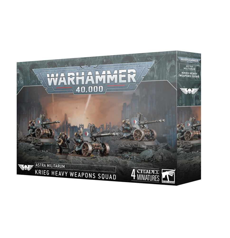 Warhammer 40K Astra Militarum: Krieg Heavy Weapons Squad