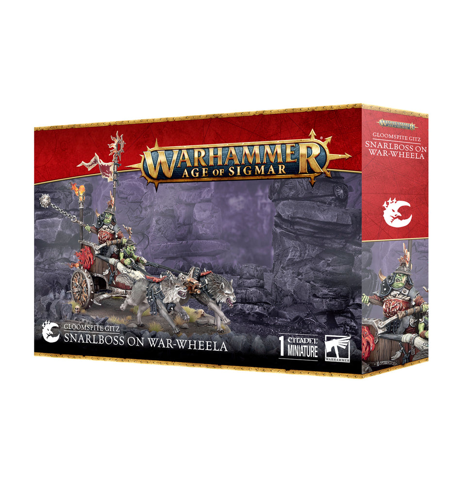 Warhammer Age of Sigmar Gloomspite Gitz: Snarlboss on War-Wheela