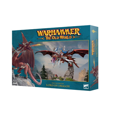 Warhammer The Old World High Elf Realms: High Elf Lord on Dragon