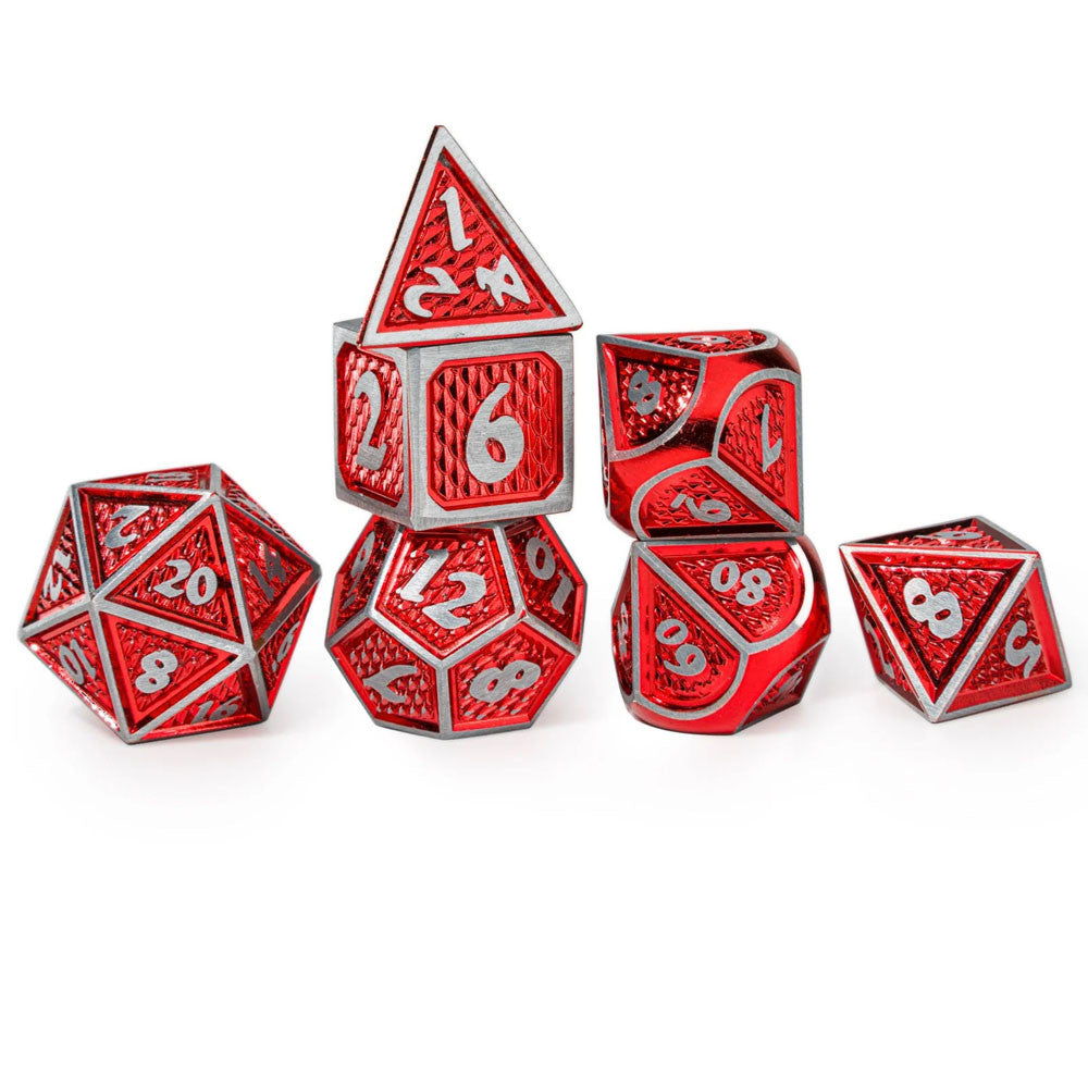 Dice Hymgho Poly 7 Set: Behemoth Solid Metal