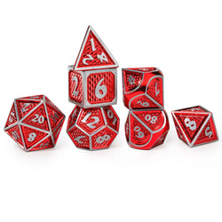 Dice Hymgho Poly 7 Set: Behemoth Solid Metal
