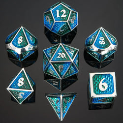 Dice Hymgho Poly 7 Set: Behemoth Solid Metal