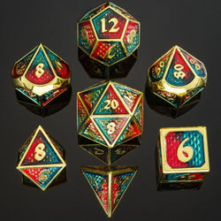 Dice Hymgho Poly 7 Set: Behemoth Solid Metal