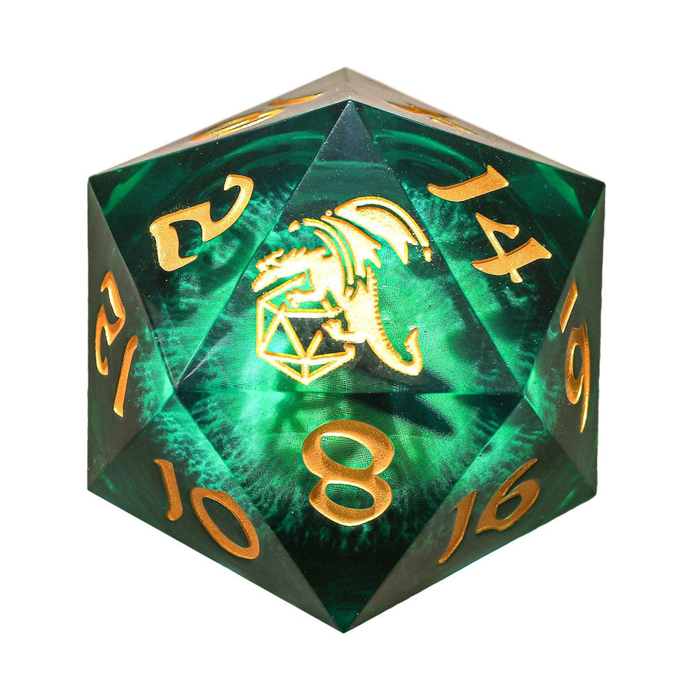 Dice Hymgho d20: 55mm LED Resin: Always Watching