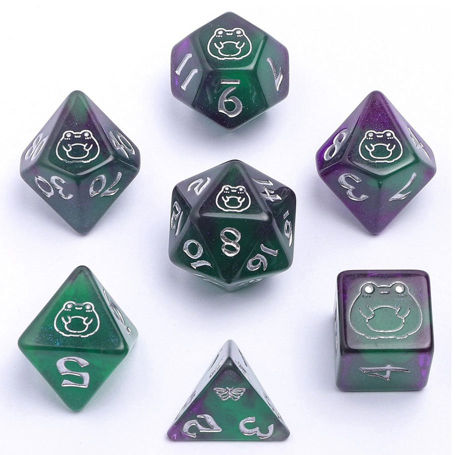 Dice Hymgho: Poly 7 set Wyrmforged