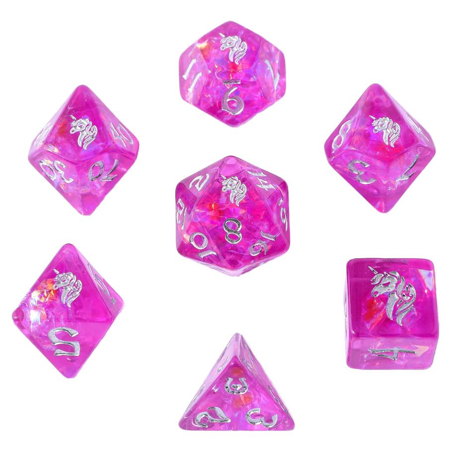 Dice Hymgho: Poly 7 set Wyrmforged