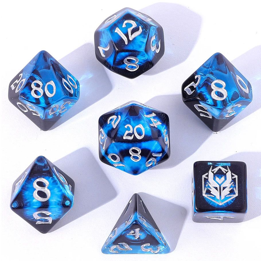 Dice Hymgho: Poly 7 set Wyrmforged
