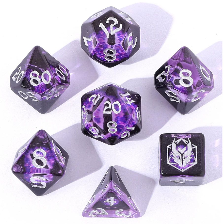 Dice Hymgho: Poly 7 set Wyrmforged