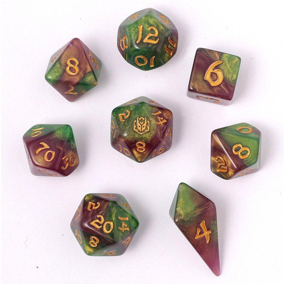 Dice Hymgho: Poly 8-Set Wyrmforged