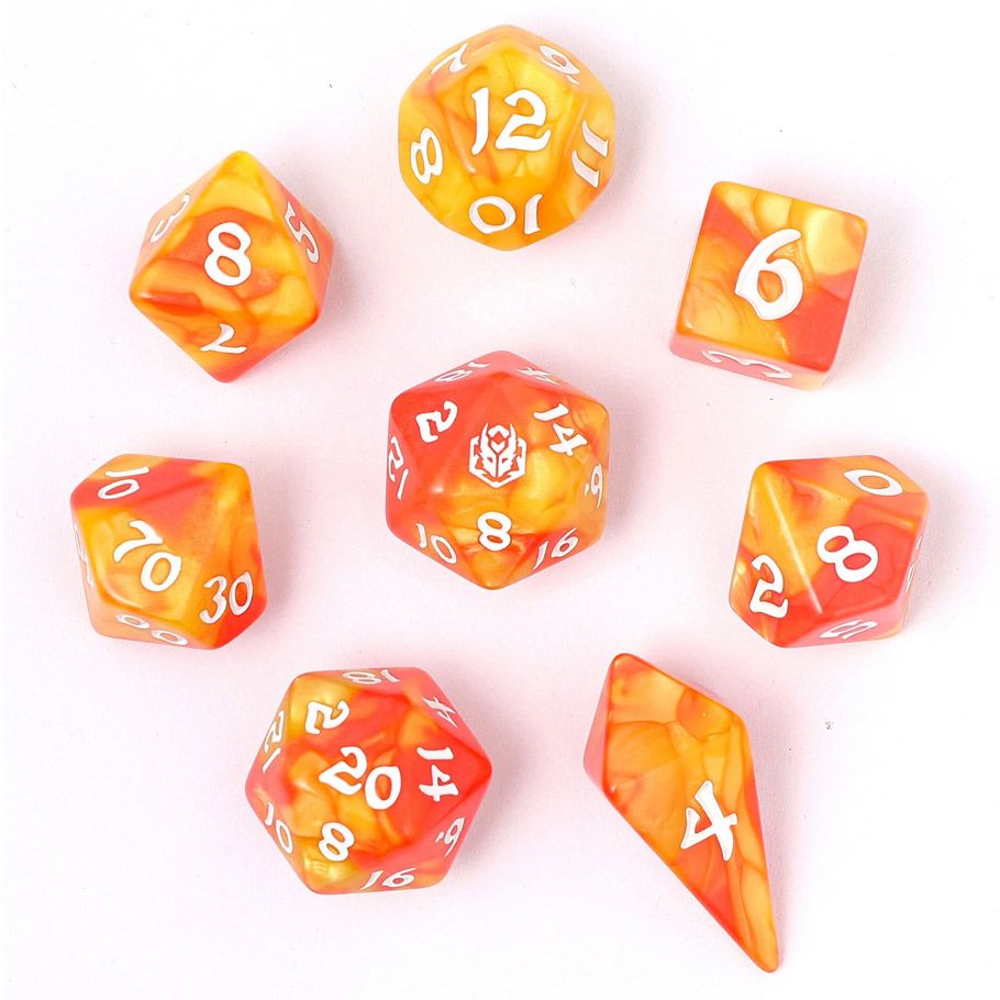 Dice Hymgho: Poly 8-Set Wyrmforged