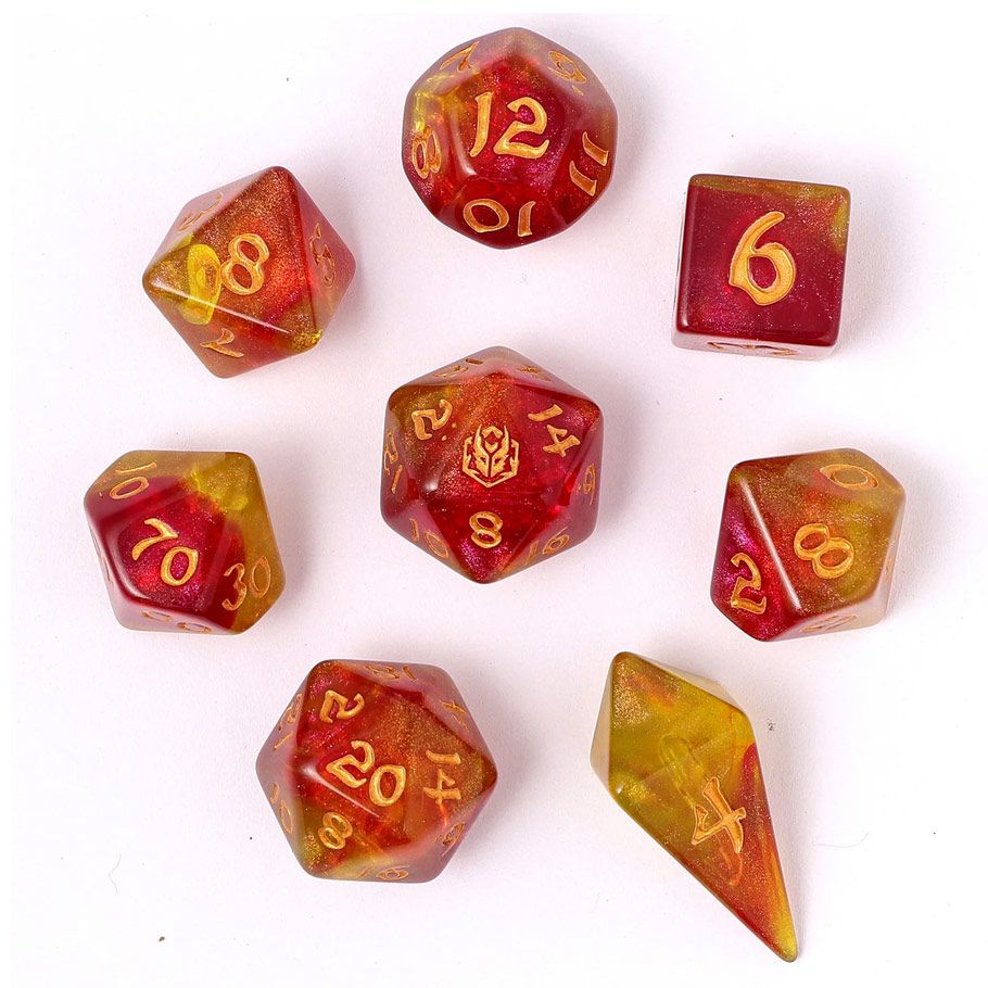 Dice Hymgho: Poly 8-Set Wyrmforged