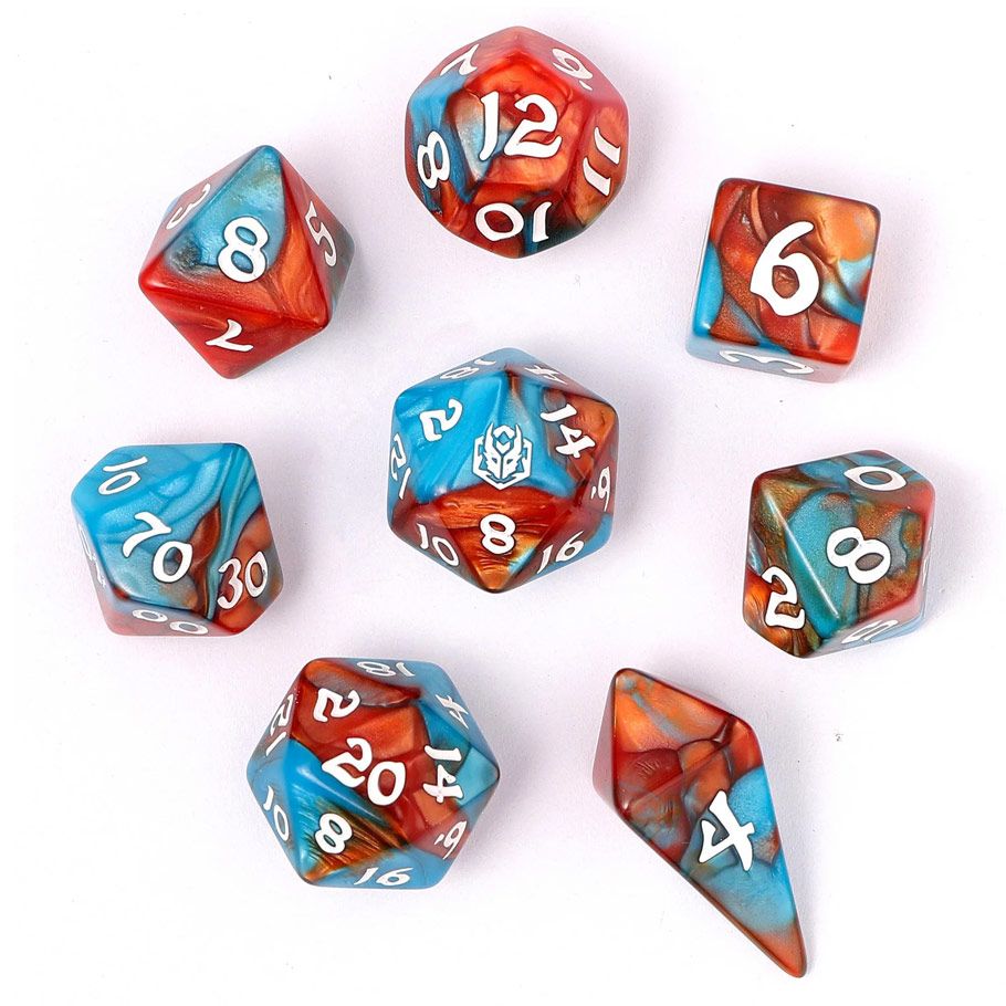 Dice Hymgho: Poly 8-Set Wyrmforged