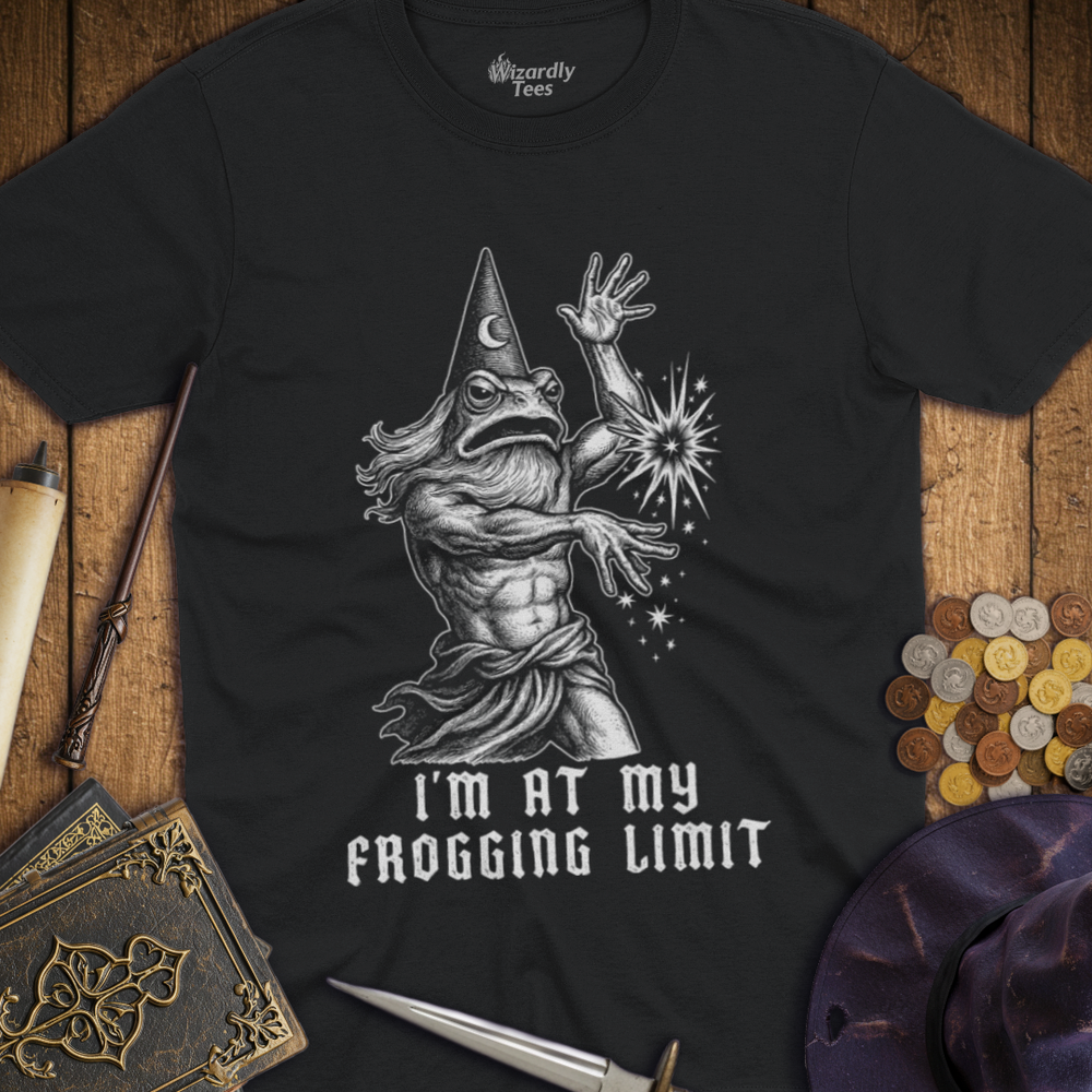 T-Shirt Wizardly: I'm At My Frogging Limit