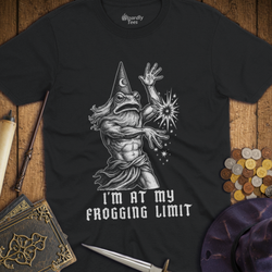 T-Shirt Wizardly: I'm At My Frogging Limit