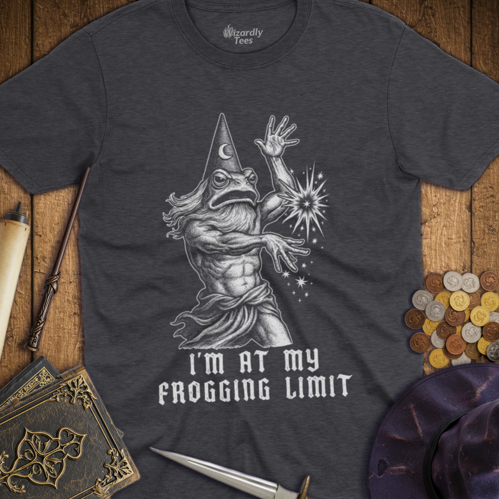 T-Shirt Wizardly: I'm At My Frogging Limit