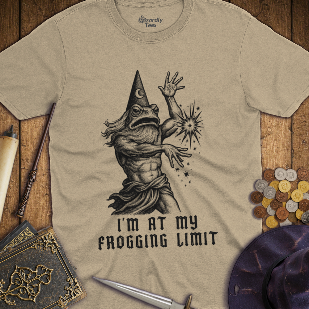 T-Shirt Wizardly: I'm At My Frogging Limit