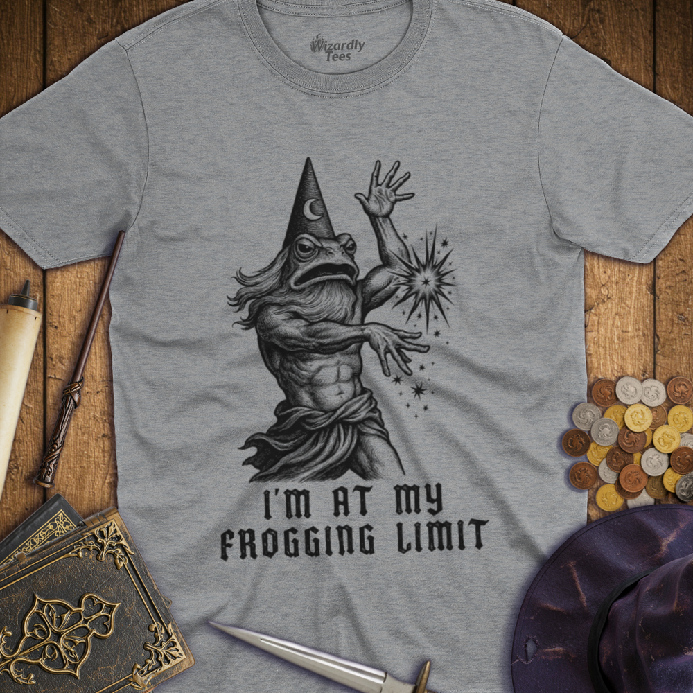 T-Shirt Wizardly: I'm At My Frogging Limit