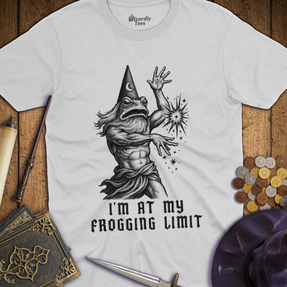 T-Shirt Wizardly: I'm At My Frogging Limit
