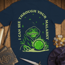 T-Shirt Wizardly: I Can See Through Your Malarky Premium