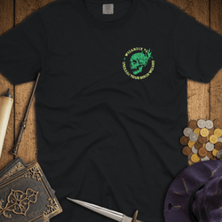 T-Shirt Wizardly: I Cast Fireball Green Premium